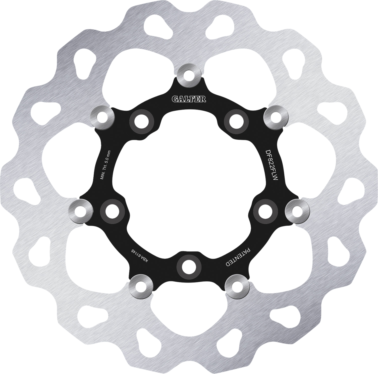 Brake Rotor - Rear - Black Carrier