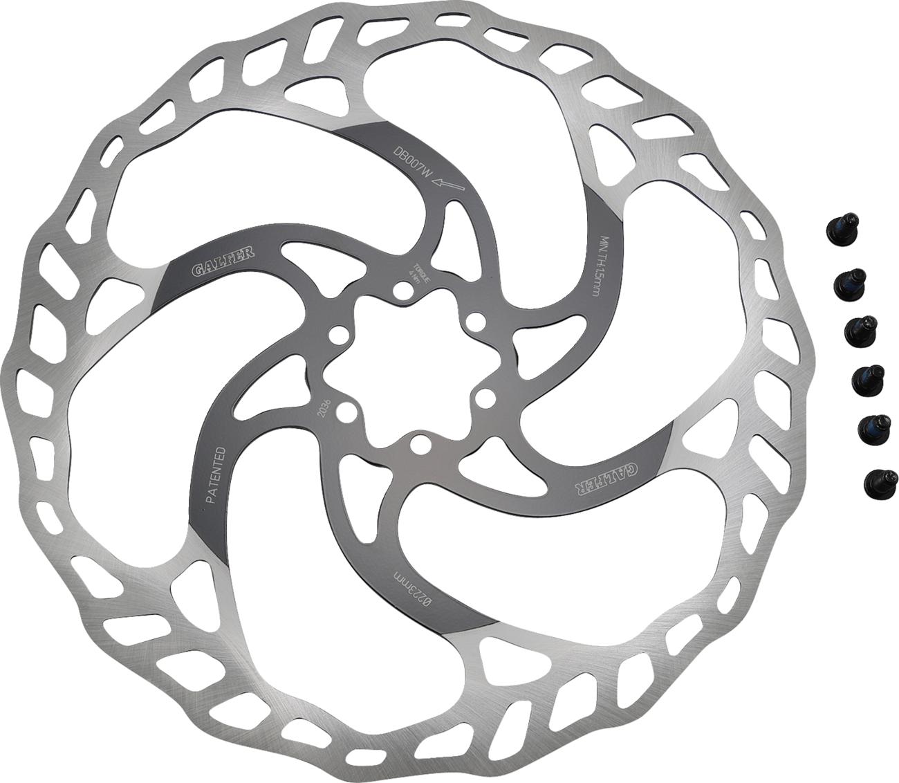 Bicycle Brake Rotor - Fixed/Oversize - 223 mm