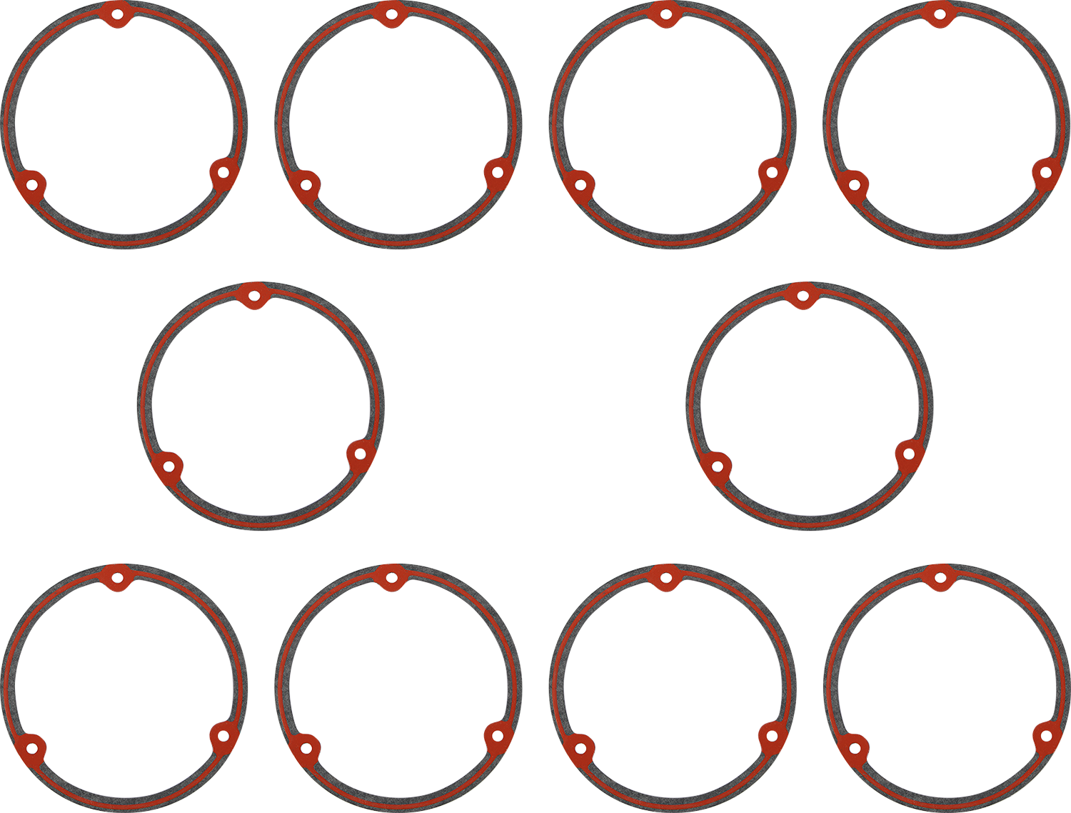 Derby Cover Gasket with Silicone - 0.062" - Big Twin