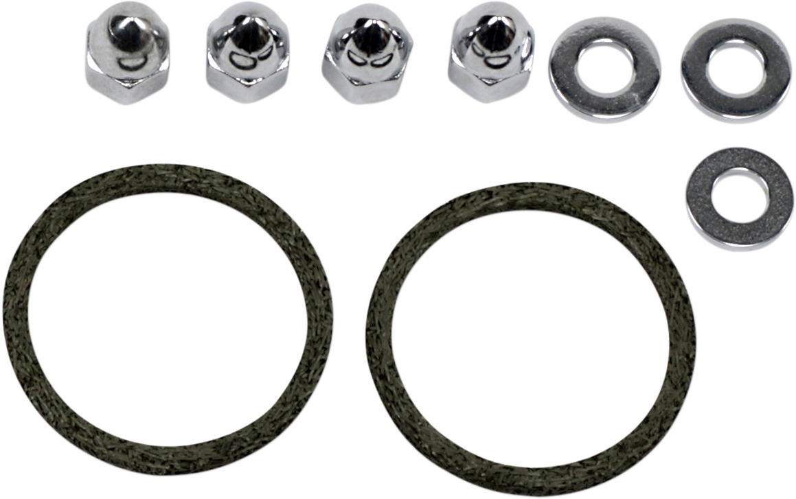 Exhaust Port Graphite Wire Gasket/Stud/Nut Kit - Big Twin/Sportster/EVO