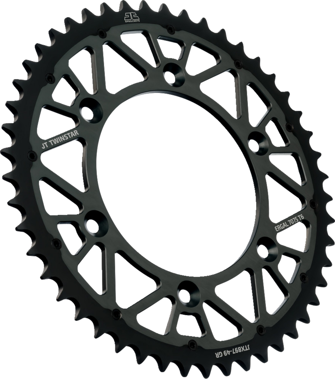 Rear Sprocket - Twinstar - 49 Tooth - Graphite - Gas Gas/Husqvarna/Husaberg/KTM