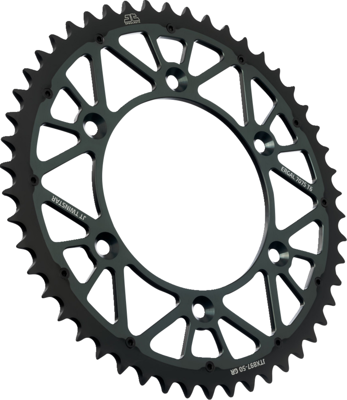 Rear Sprocket - Twinstar - 50 Tooth - Graphite - Gas Gas/Husqvarna/Husaberg/KTM
