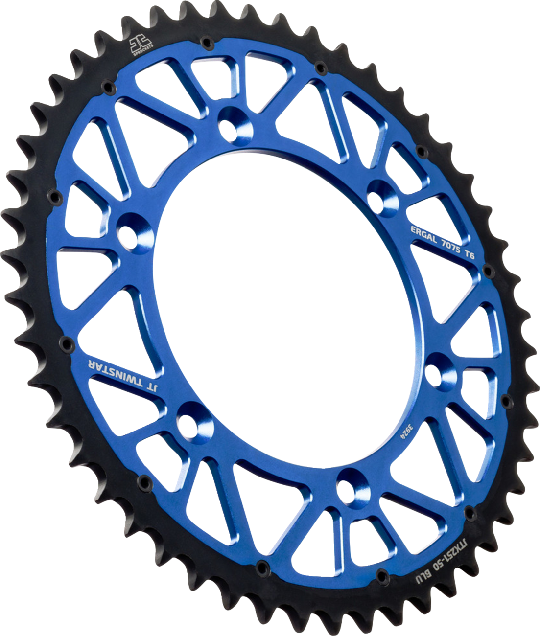Rear Sprocket - Twinstar - 50 Tooth - Blue - Yamaha