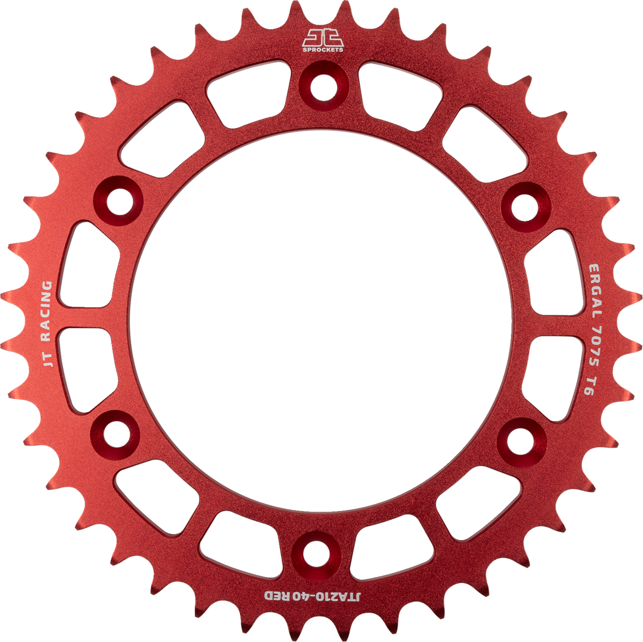 Rear Sprocket - Red - 40 Tooth - Honda