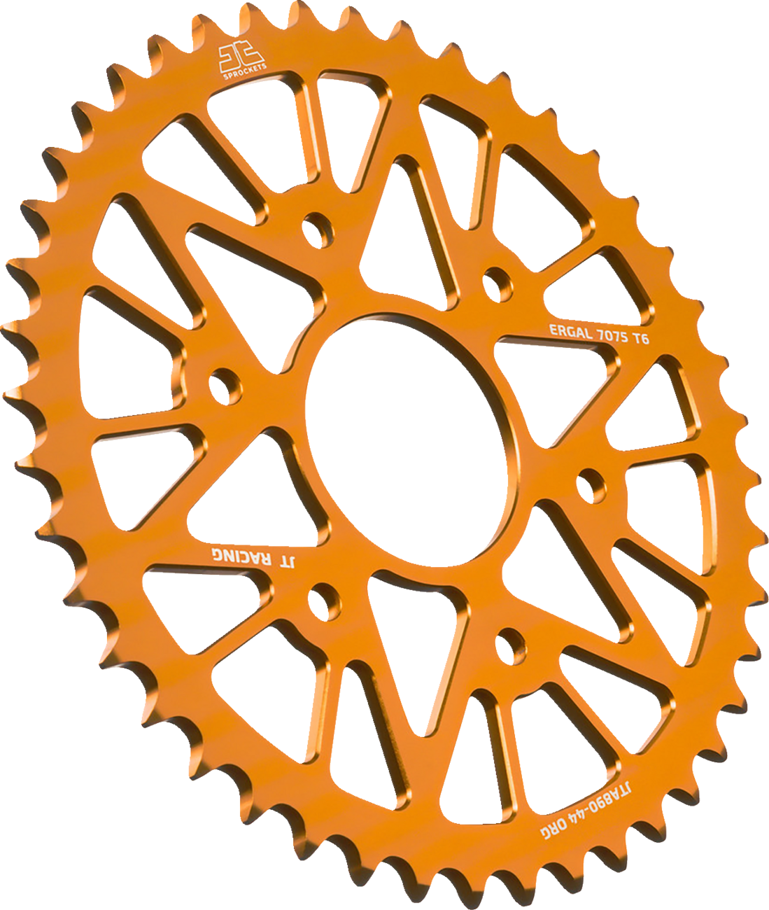 Rear Sprocket - Aluminum - 44 Tooth - Orange - RC 390