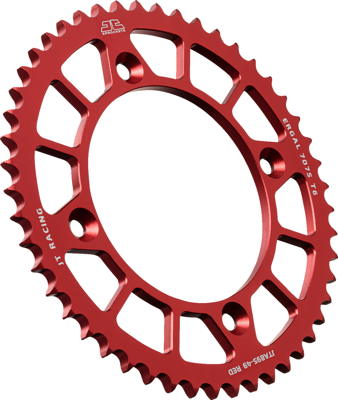 Rear Sprocket - Aluminum - 49 Tooth - Red - Gas Gas/Husqvarna/KTM