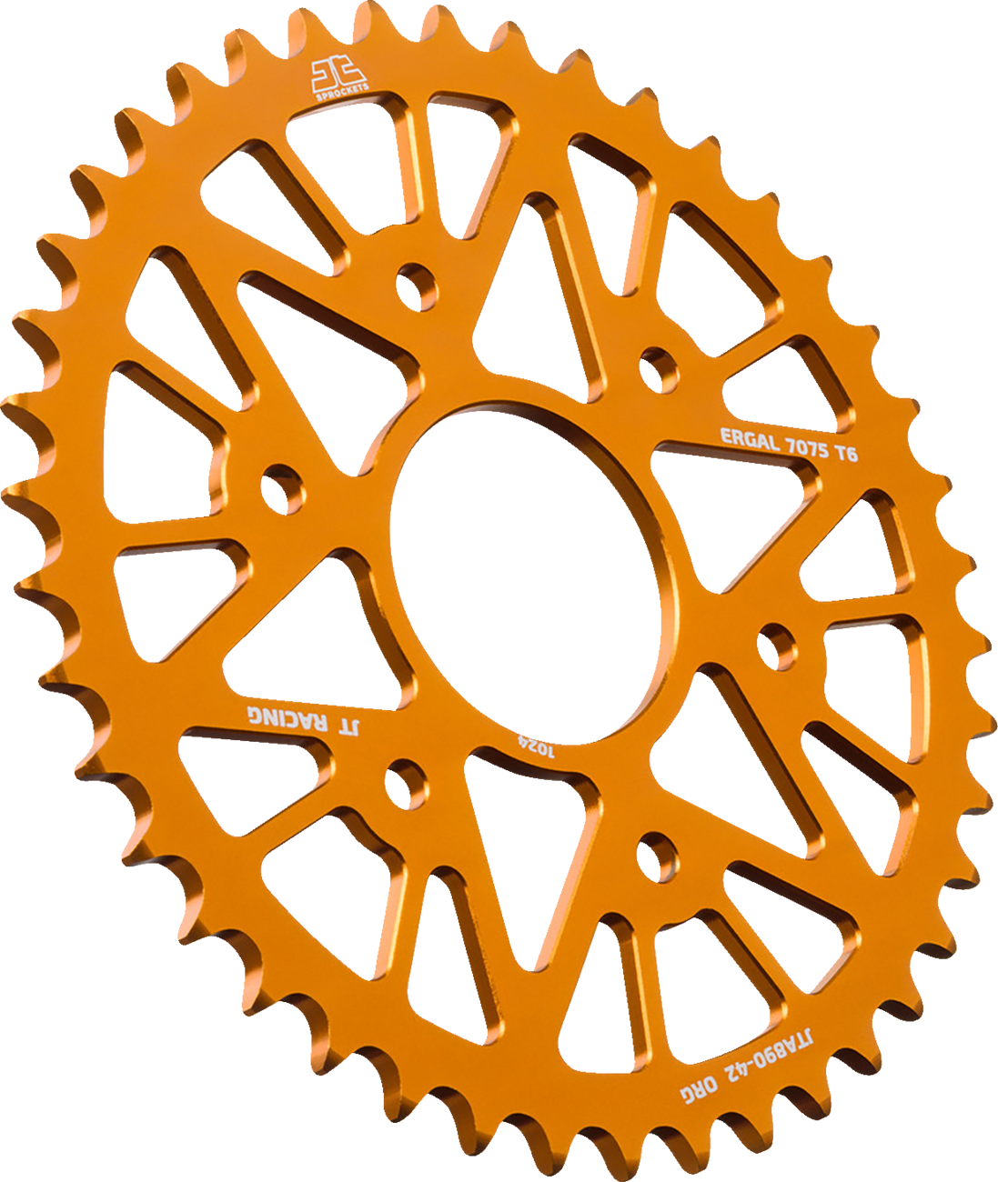 Rear Sprocket - Aluminum - 42 Tooth - Orange - KTM/Husqvarna
