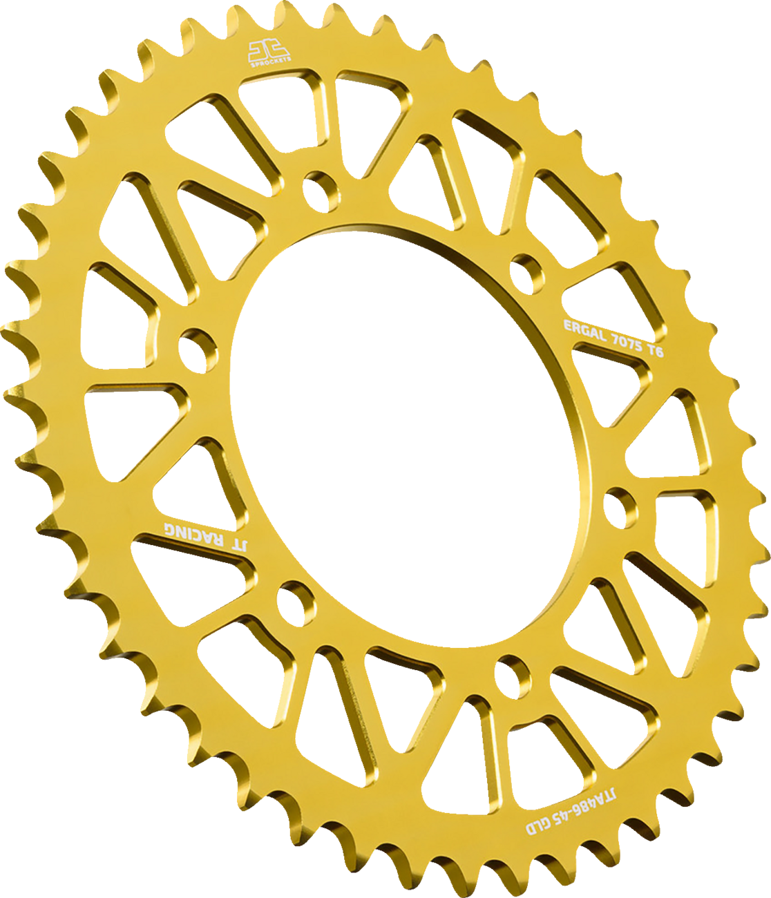 Rear Sprocket - Aluminum - 45 Tooth - Gold - Kawasaki/Suzuki/Yamaha