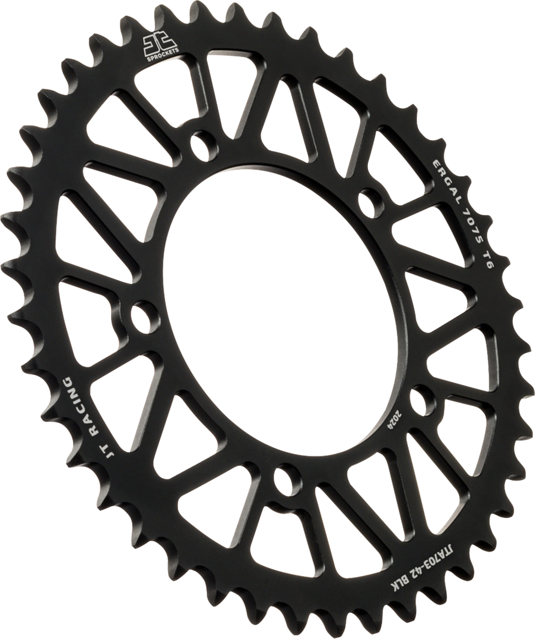Rear Sprocket - Aluminum - 42 Tooth - Black - Aprilia