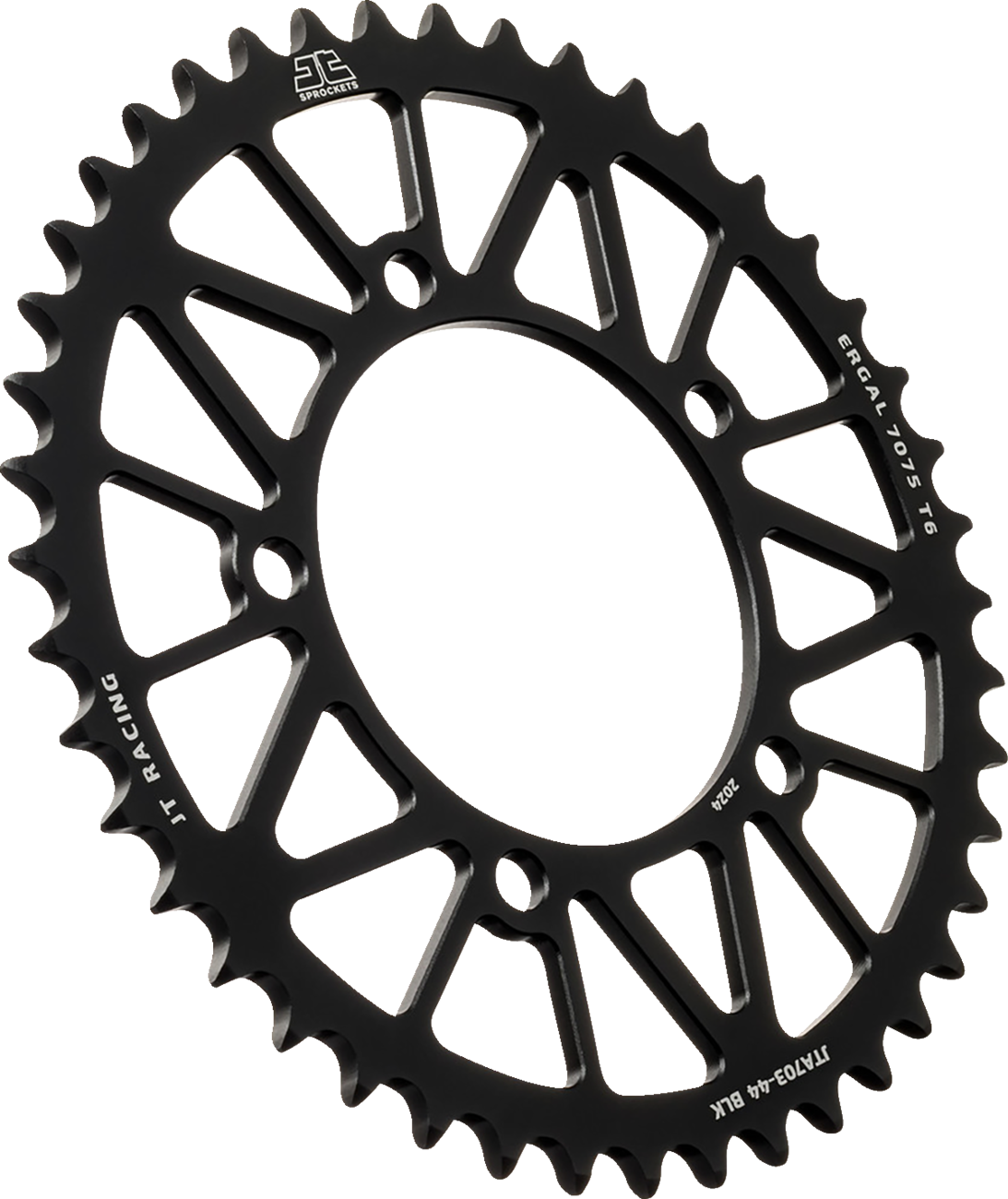 Rear Sprocket - Aluminum - 44 Tooth - Black - Aprilia