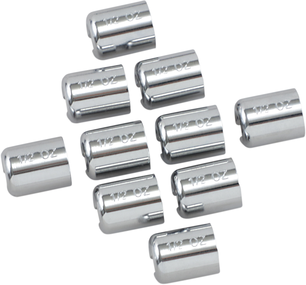 Wheel Weights - Spoke - 1/2 oz - 10 Pack