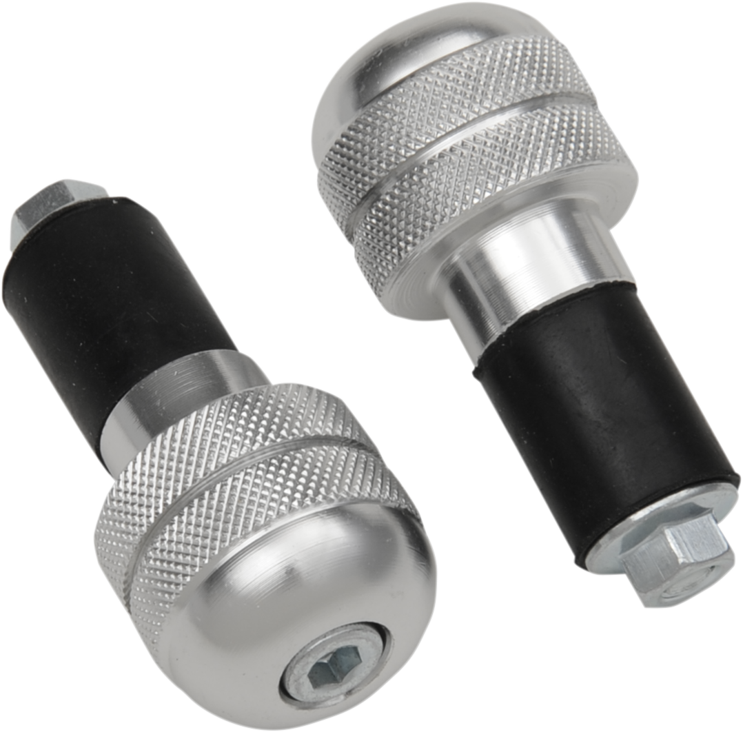 Anti-Vibration Handlebar End - Silver