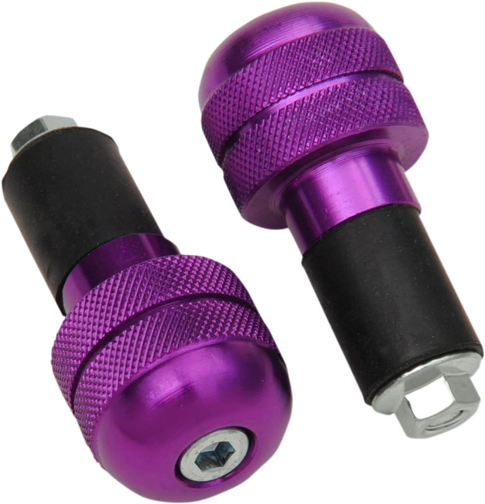 Anti-Vibration Handlebar End - Purple