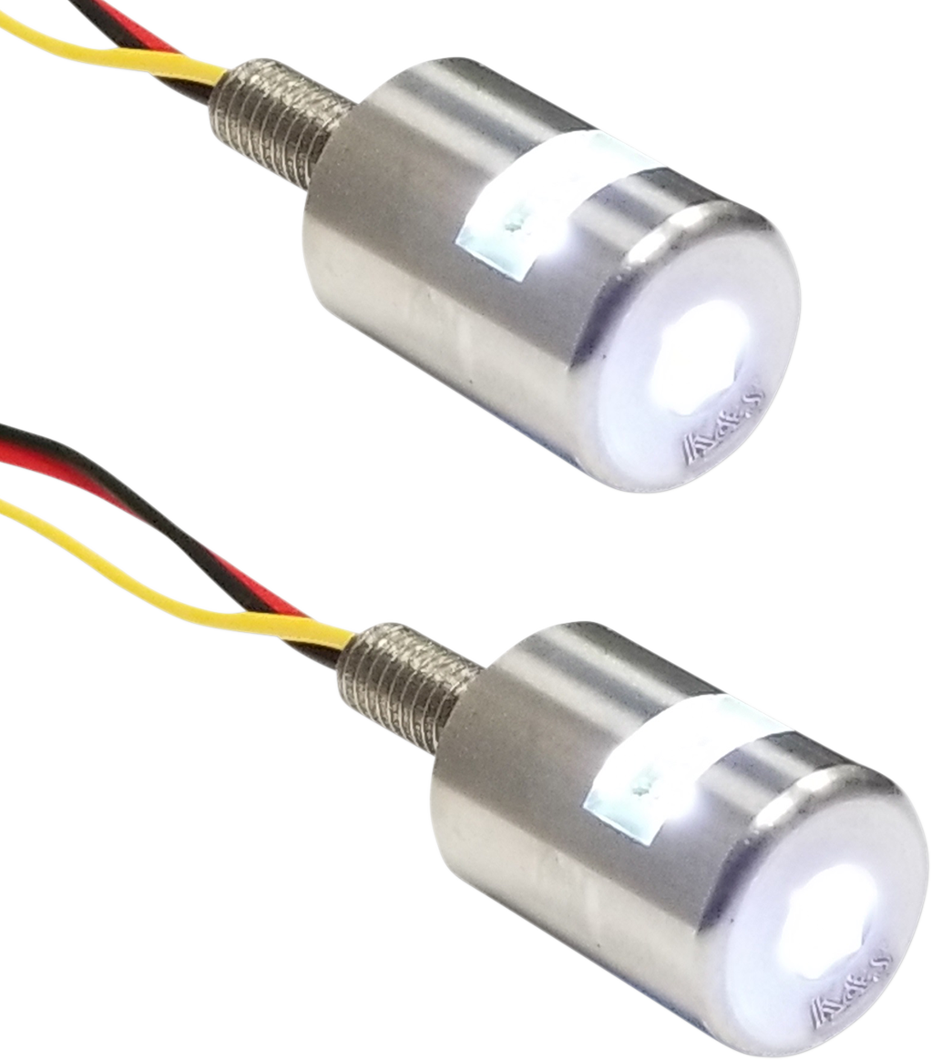 Three-Beam License Plate Bolt Lights - White