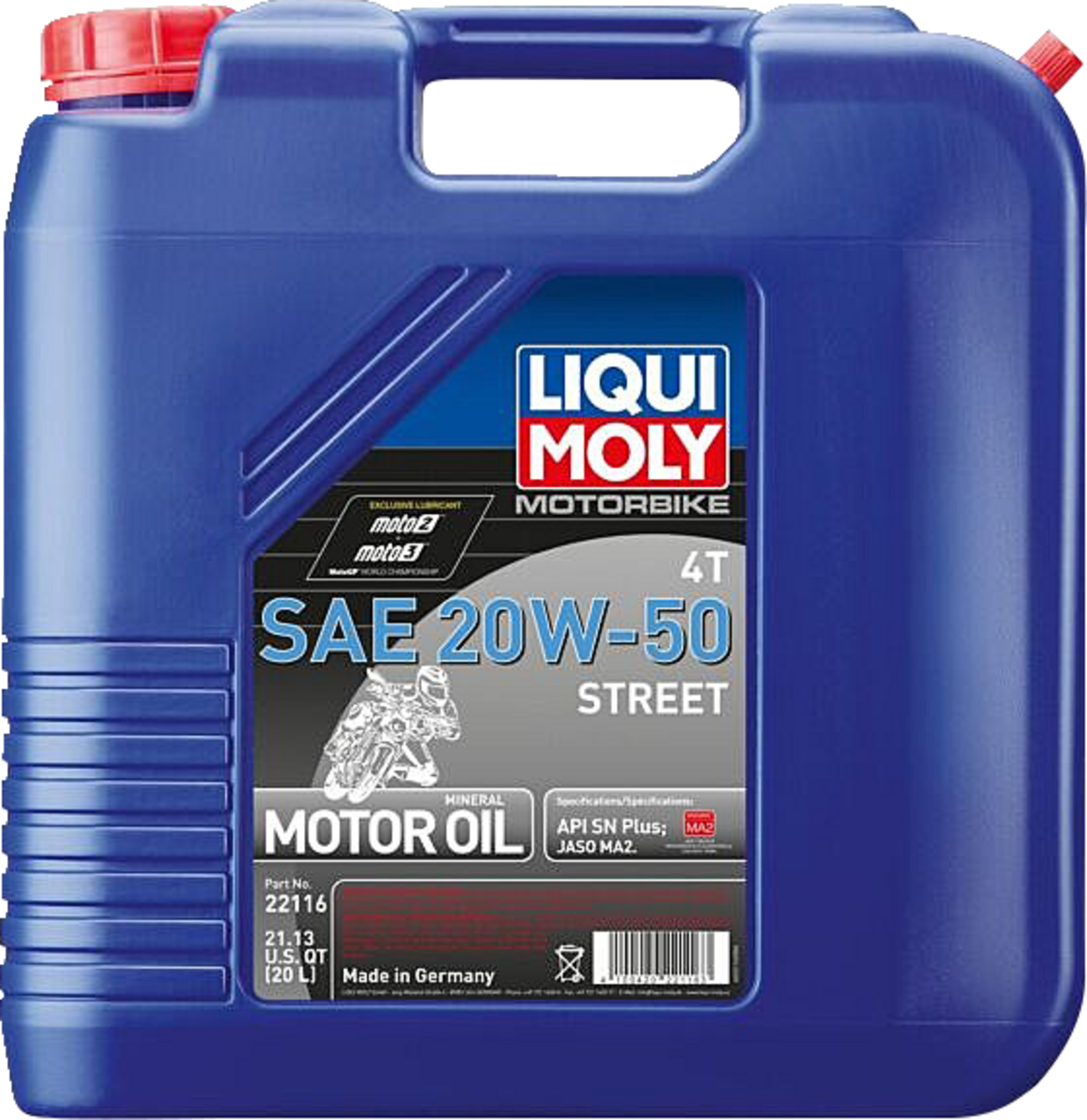 Street 4T Oil - 20W-50 - 20 L