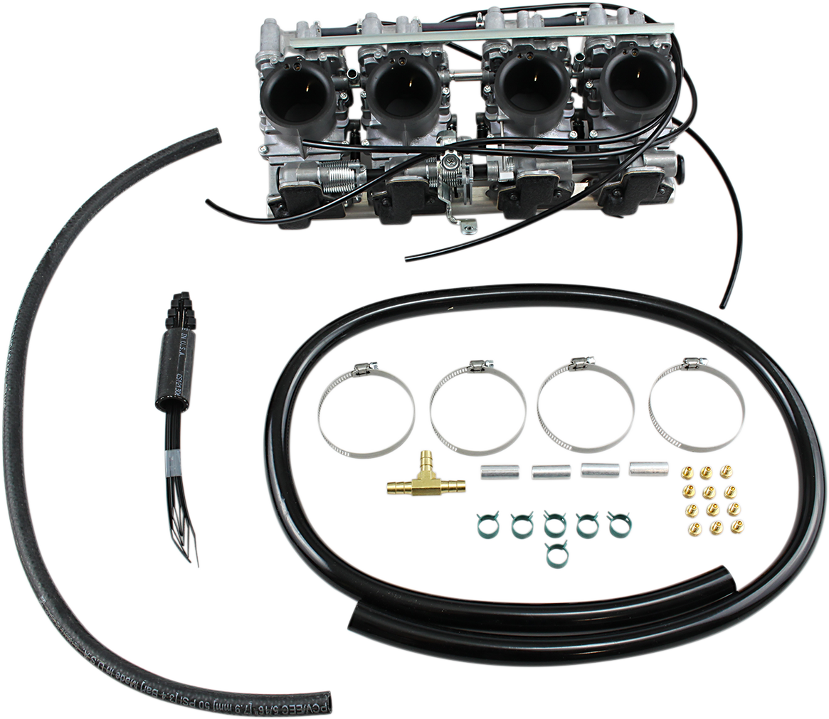 Radial Flat Slide Carburetor Set - RS Series 34 4-Cylinder