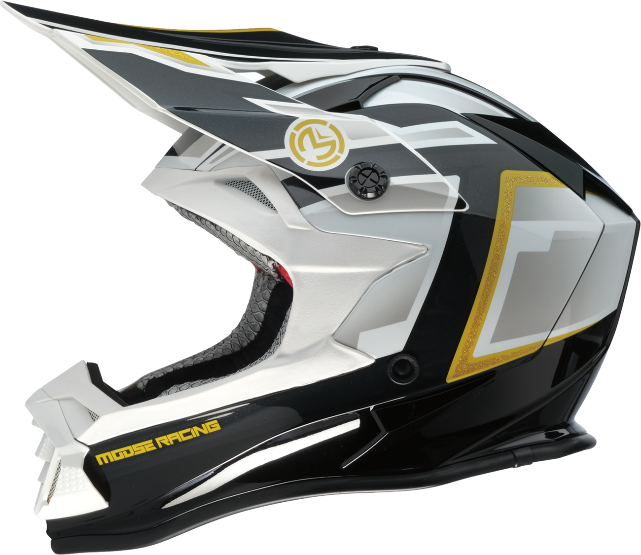 MR3 Helmet - F.A.F. - White/Black/Gold - 2XL