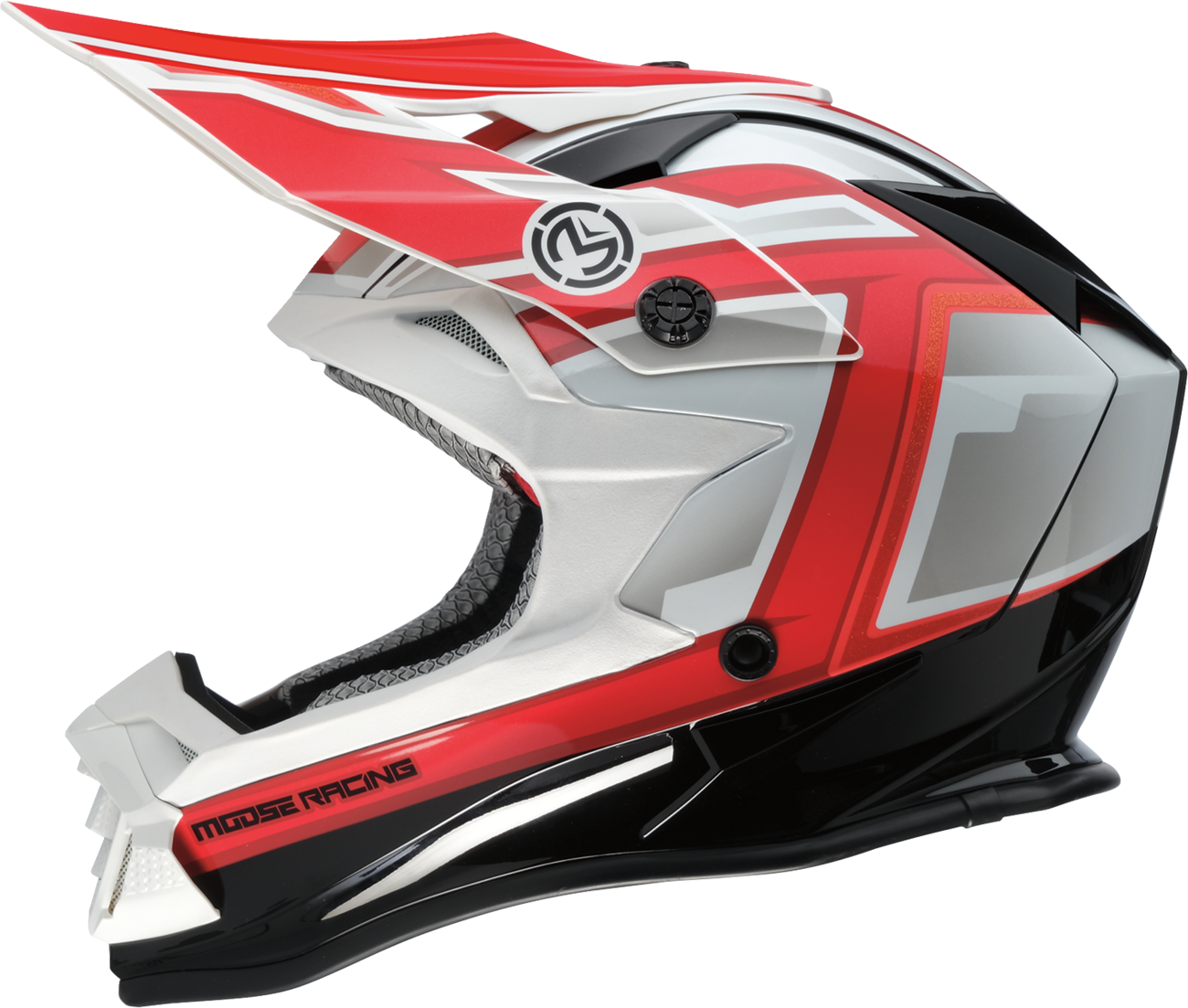 MR3 Helmet - F.A.F. - White/Black/Red - 2XL