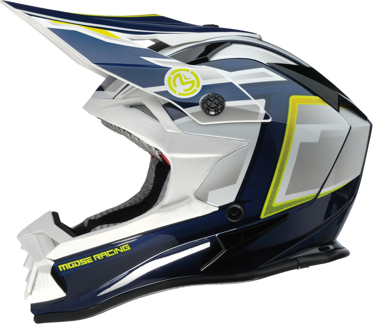 MR3 Helmet - F.A.F. - White/Navy/Green - Medium