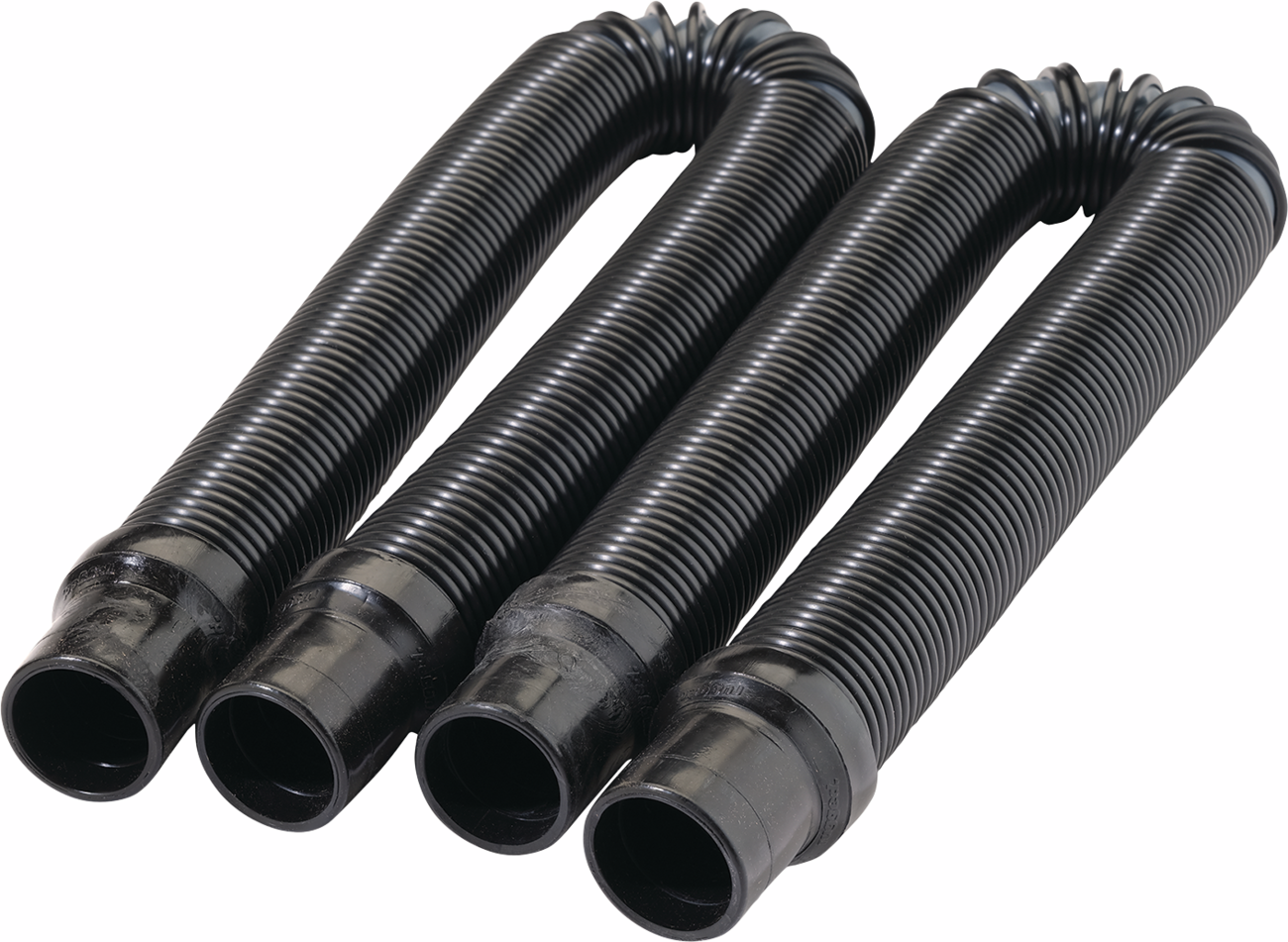MAC-X Expandable Ultra Flex Air Pumper System Hose - 2'-6' - Black