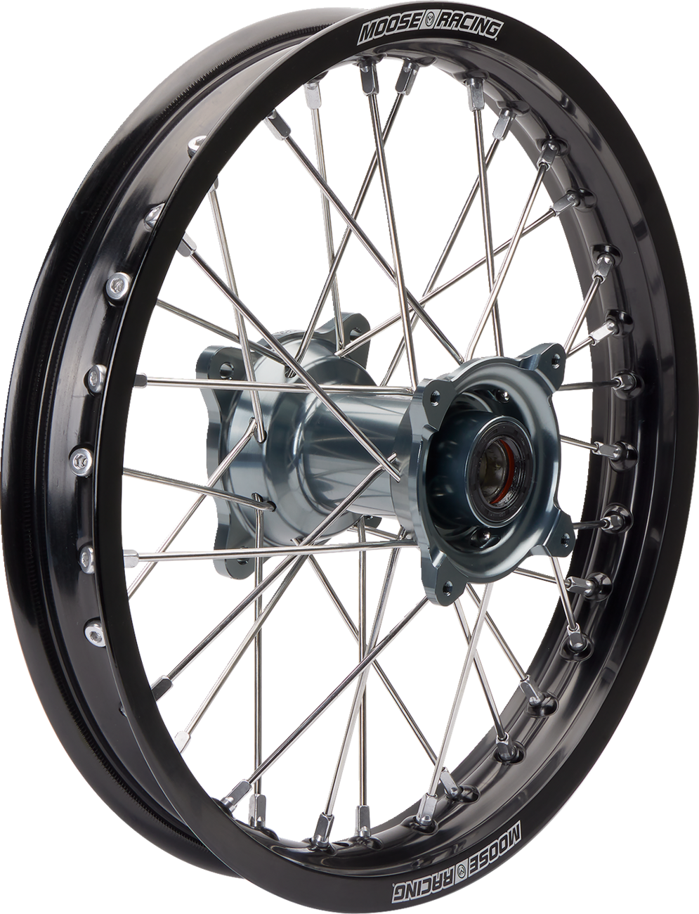Wheel Assembly - SX-1 - Complete - Rear - Black Wheel/Gray Hub - 16x1.85 - SX/TC 85