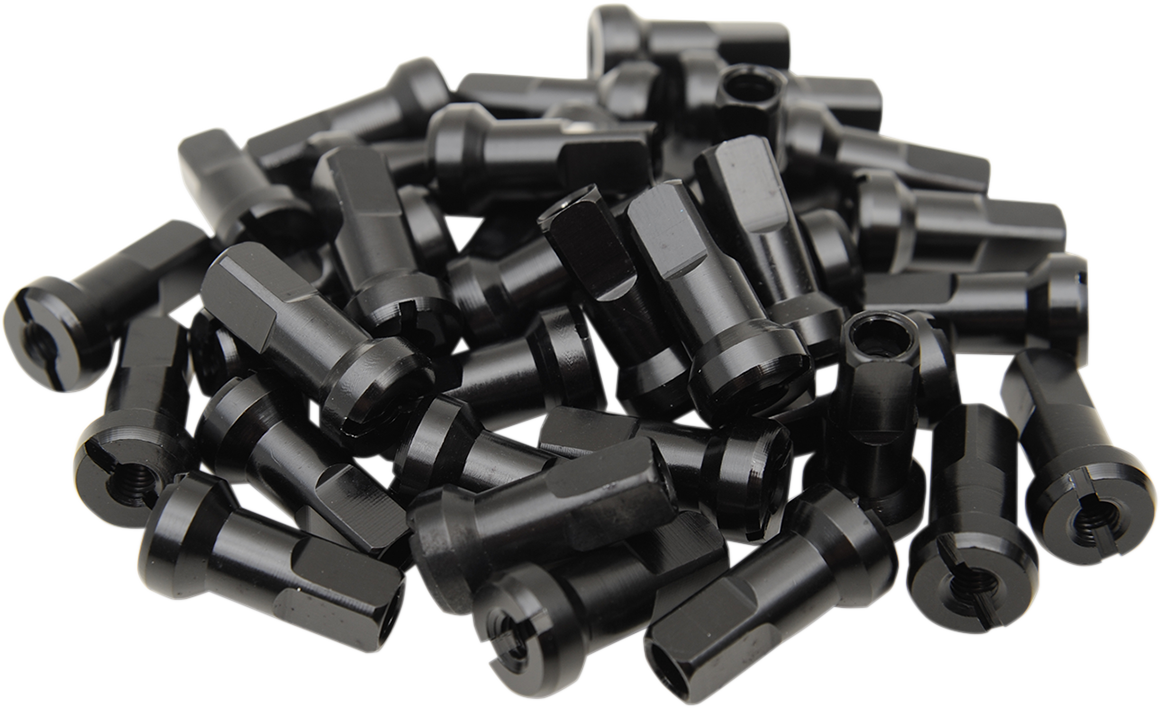 Spoke Nipples - MX1 - Black - 8 Gauge - Set