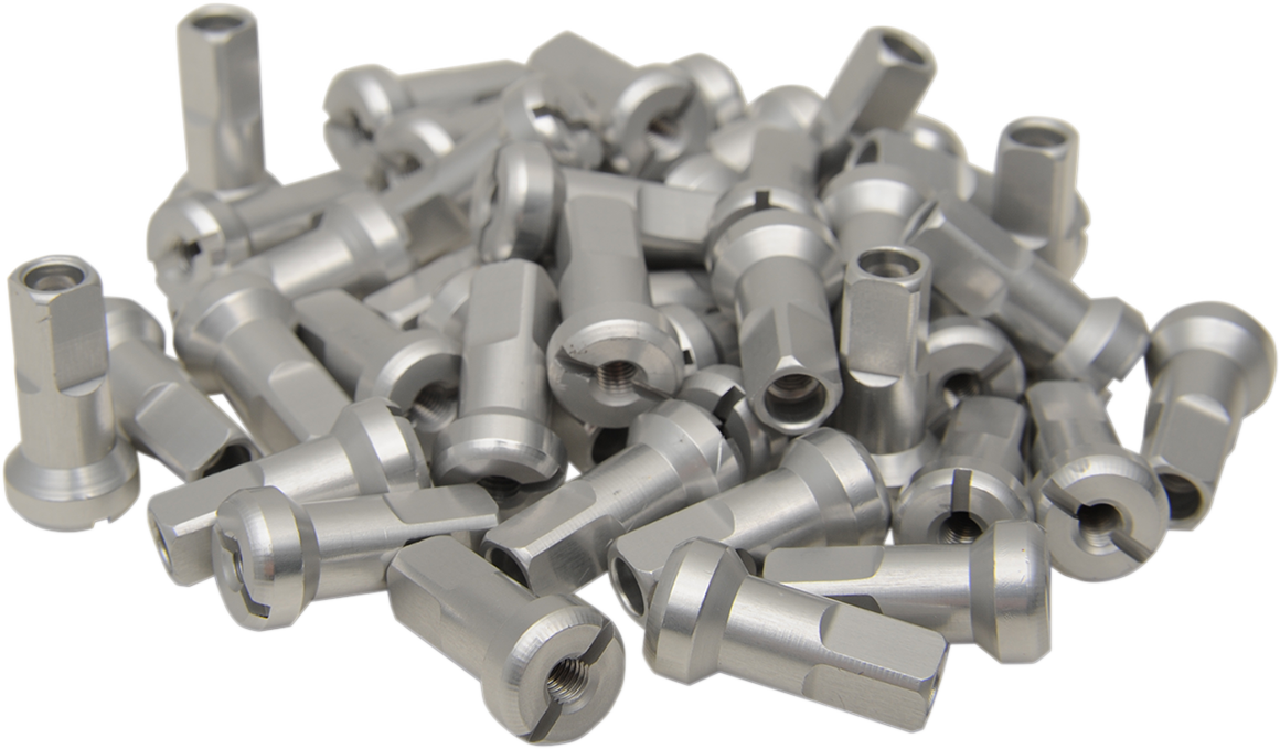 Spoke Nipples - MX1 - Silver - 9 Gauge - Set