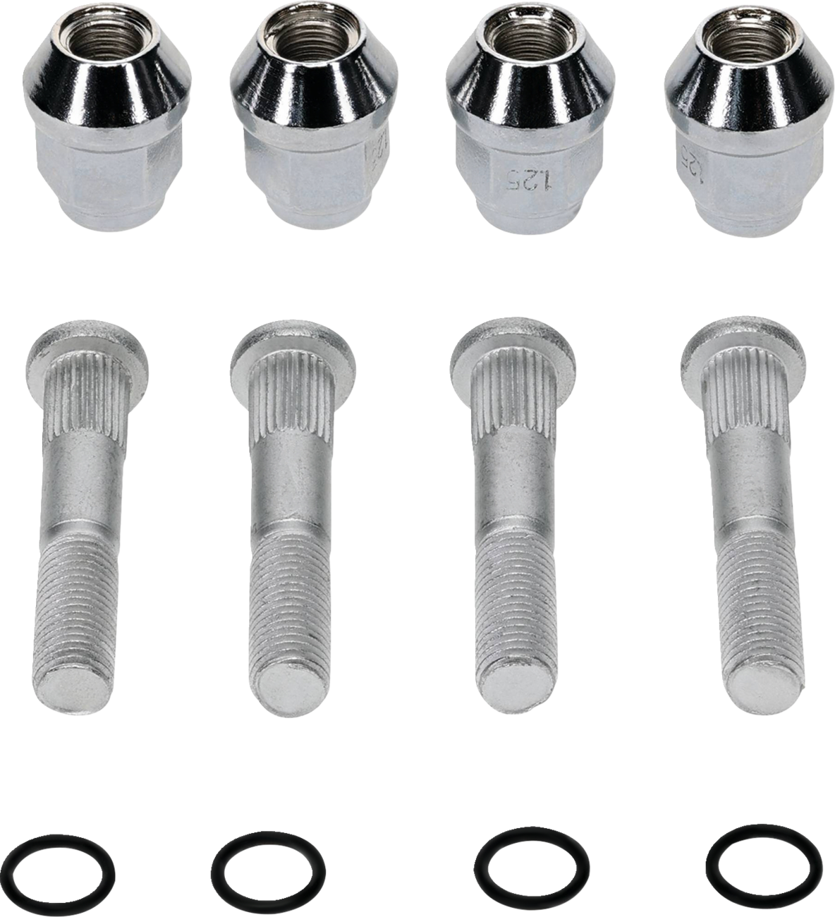 Wheel Stud/Nut Kit - Rear Right - Suzuki KingQuad 400