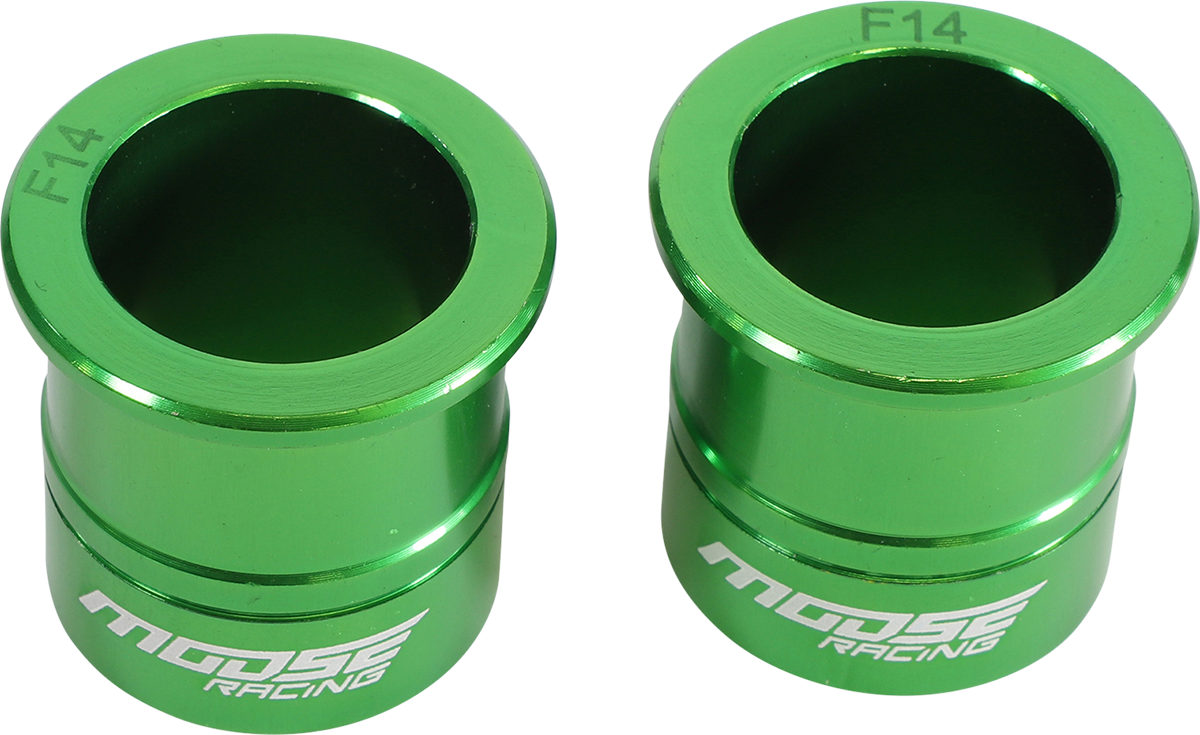 Fast Wheel Spacer - Front - Green - Kawasaki