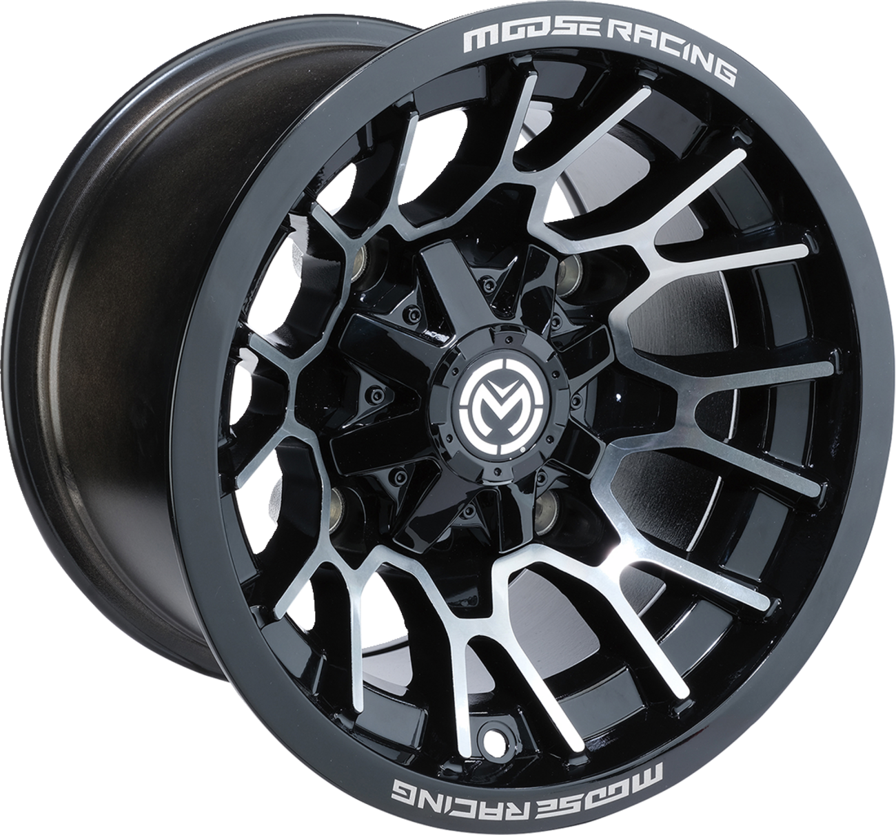 Wheel - 24X - Rear - Black - 12x8 - 4/156 - 4+4