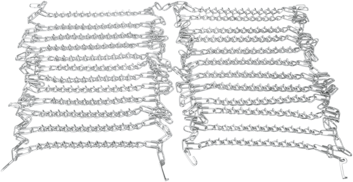 Tire Chains - 11 V-Bar - 17" W x 66" L - Pair