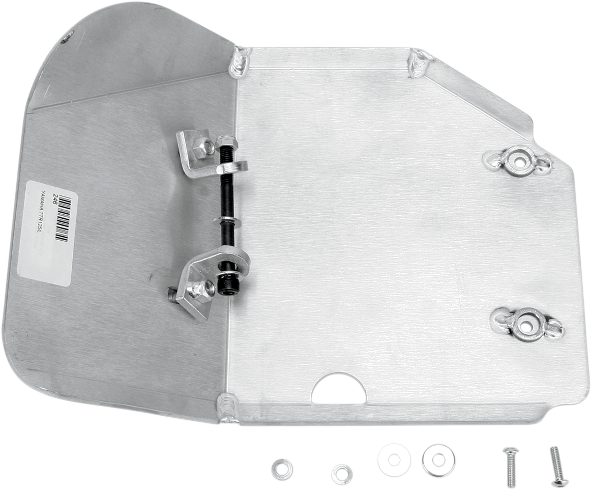 Skid Plate - Silver - Yamaha - TT-R 125/125 L/LE