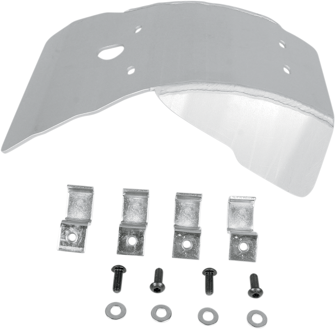 Skid Plate - Silver - Yamaha - YZ 125/125 X