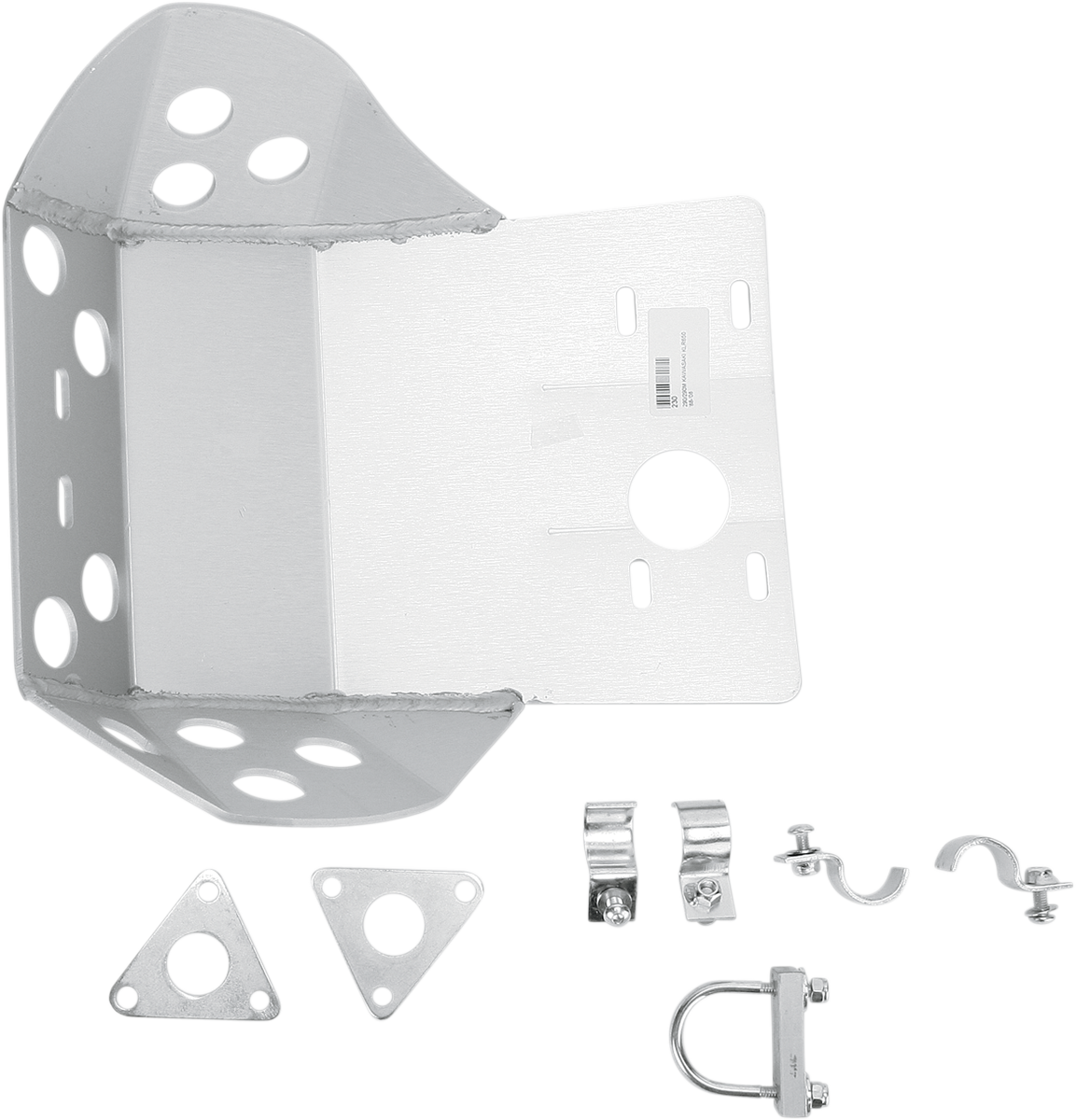Skid Plate - Silver - Kawasaki - KLR 650