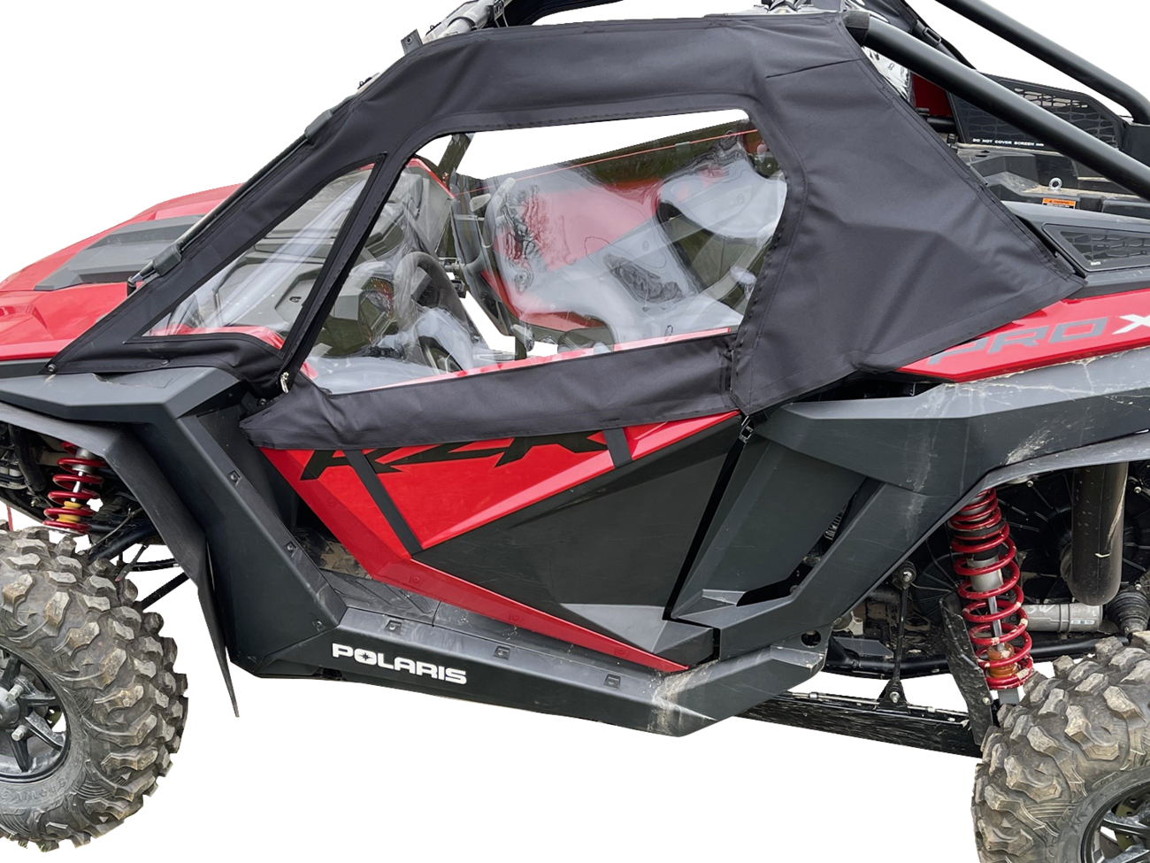 Side Enclosure - Black - Polaris - RZR '20-'24