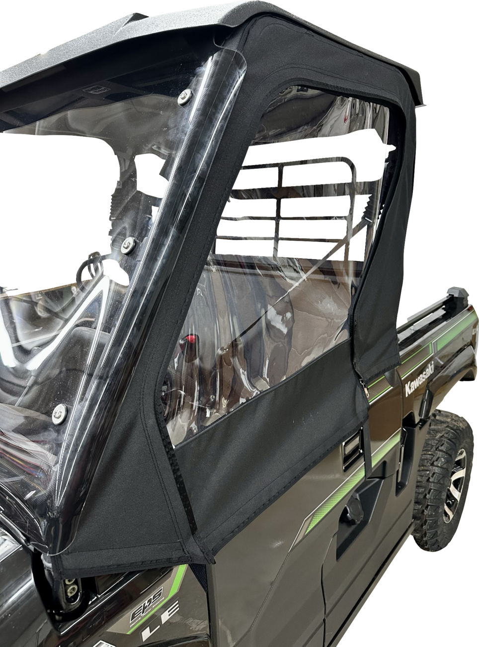 Side Enclosures - Black - Kawasaki - Mule '19-'25