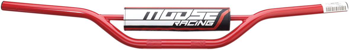 Carbon Steel 7/8" Handlebar - CR High - Red