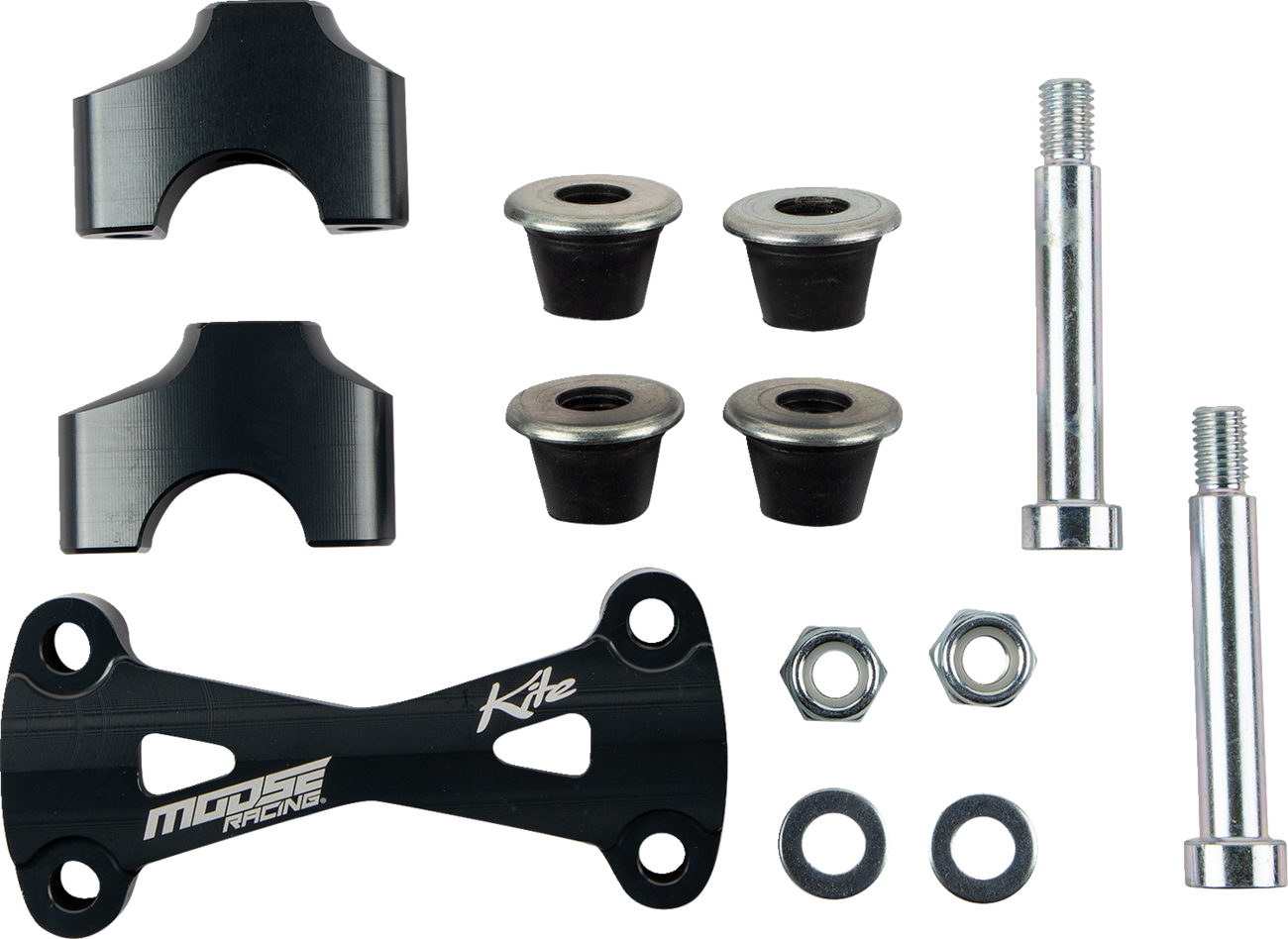 MX/EN Risers w/ Bar Mount - 40 mm - Black