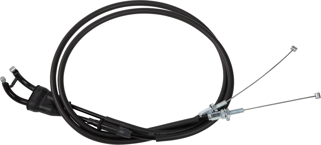 Black Vinyl Throttle Cable - Stock Length - Honda CRF