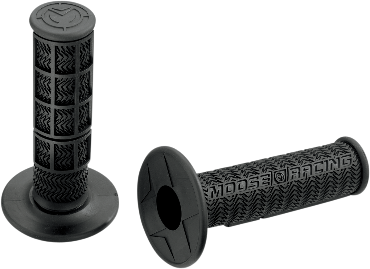 Flange Style Stealth MX Grips - Black