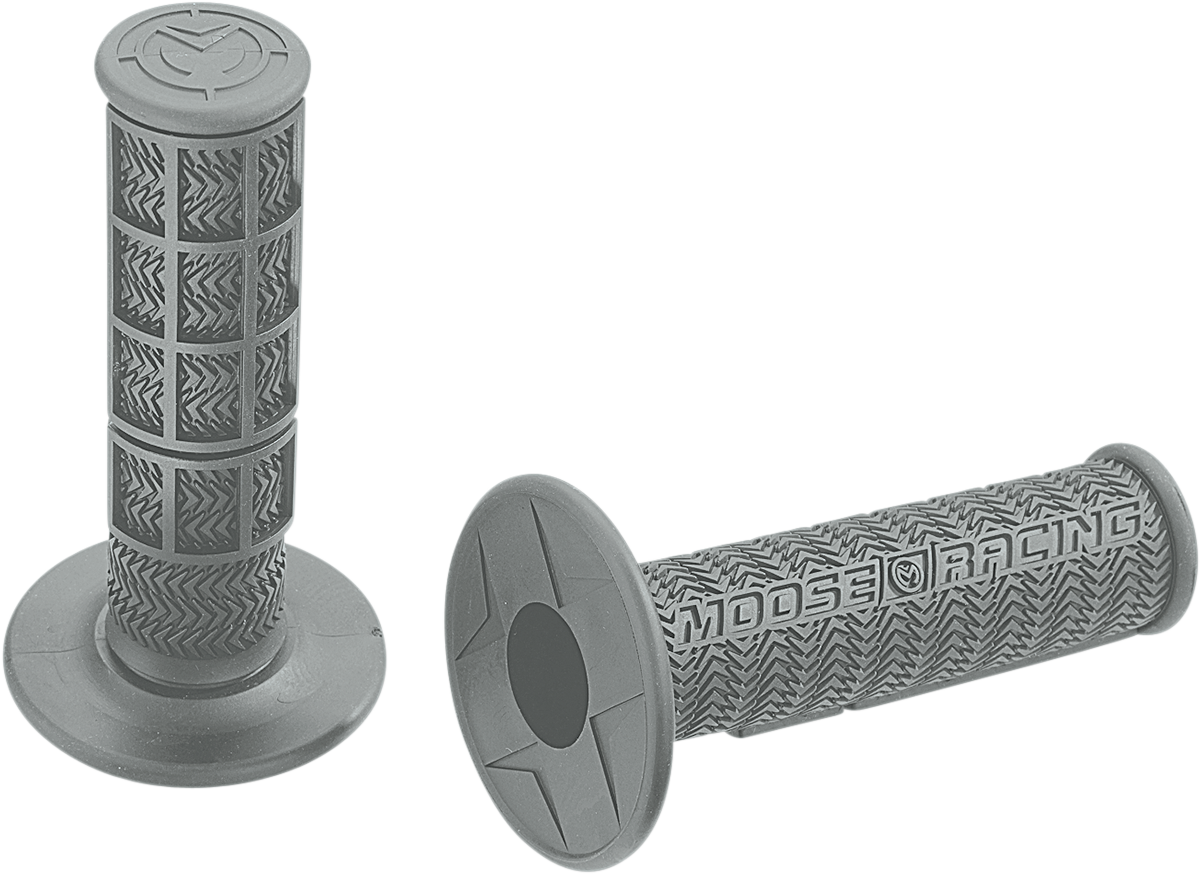 Flange Style Stealth MX Grips - Gray