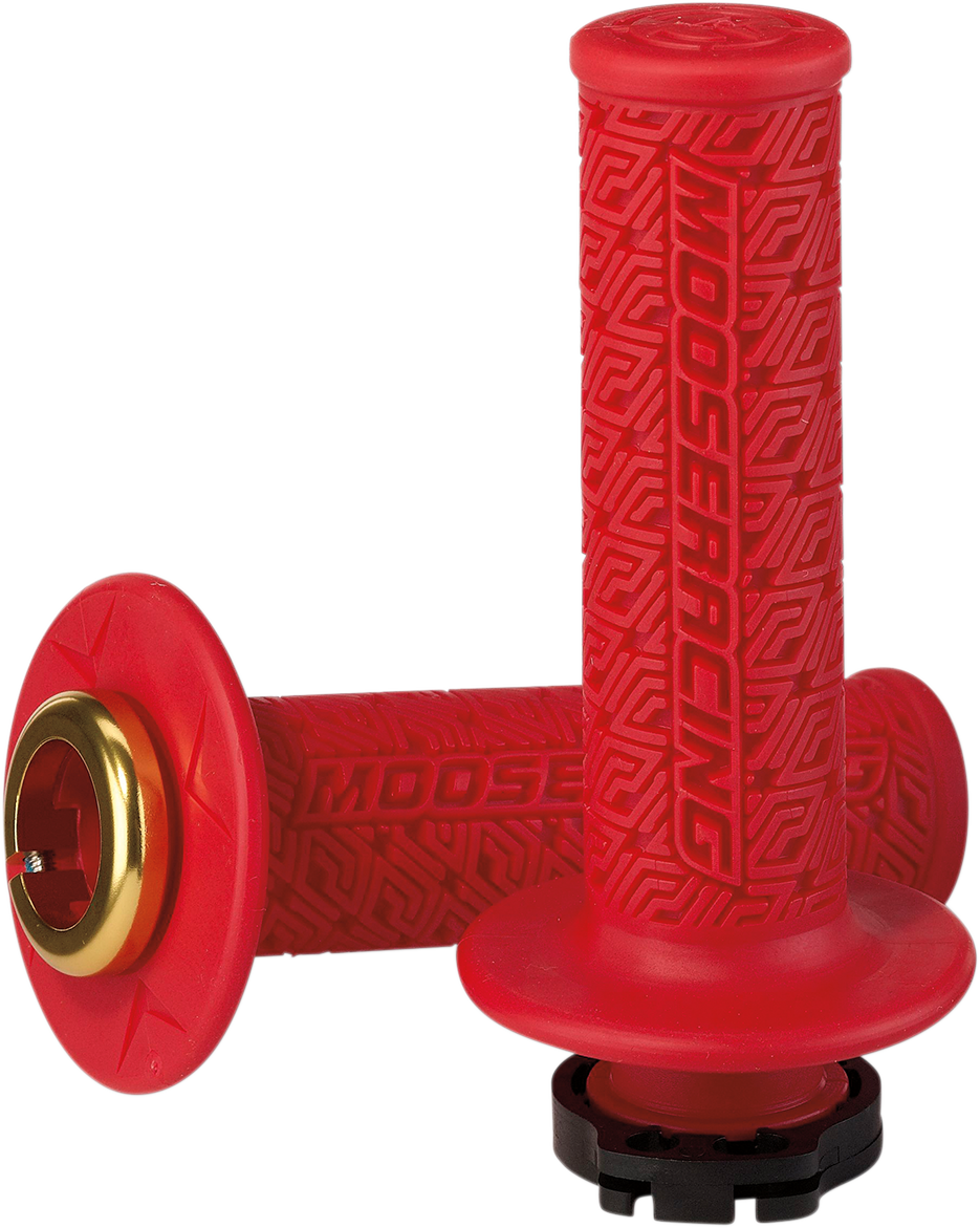 36 Series Lock-On Grips - Red/Gold