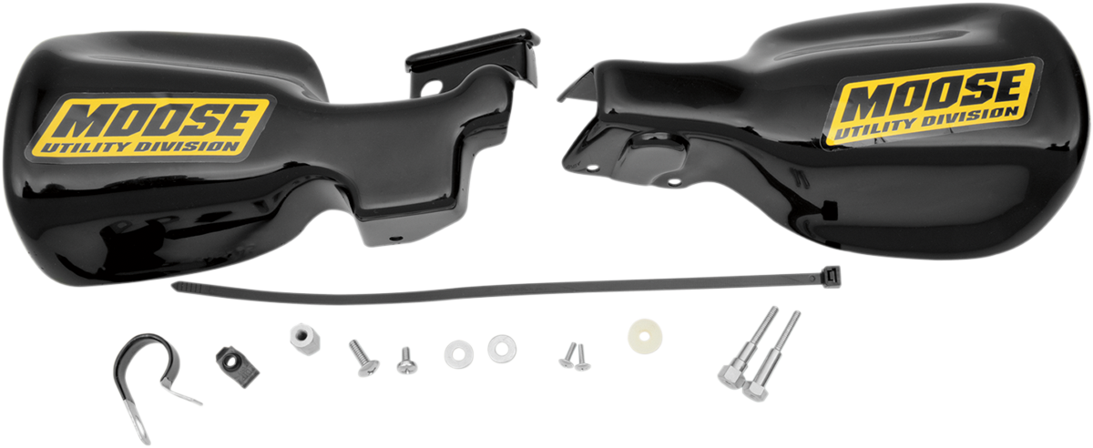 Contoured Handguards - Honda - Black