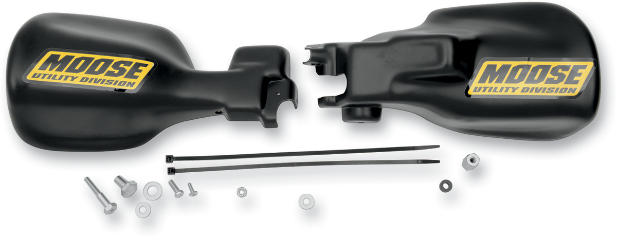 Contoured Handguards - Kawasaki - Black