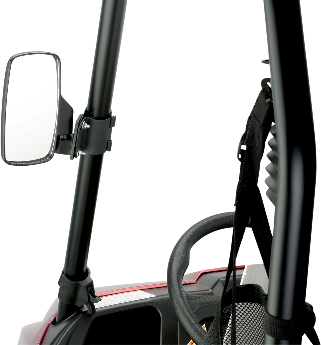 Mirrors - Side View - Rectangle - Black - 1.5"
