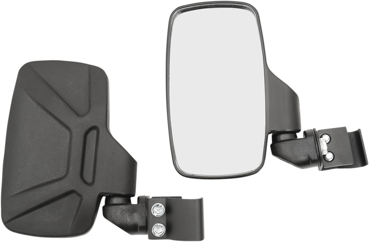 Mirrors - Side View - Rectangle - Black