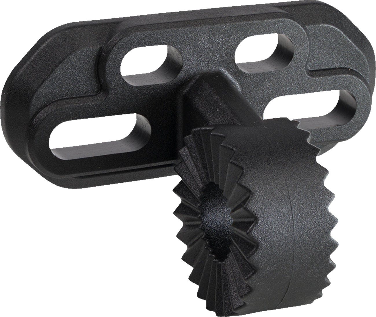 Mirror Adapter - Rear View - 2-Hole - Black