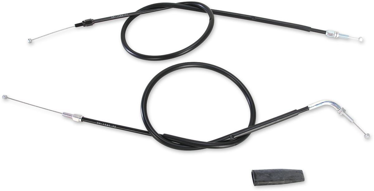 Black Vinyl Throttle Cable - 33-1/4" - Kawasaki