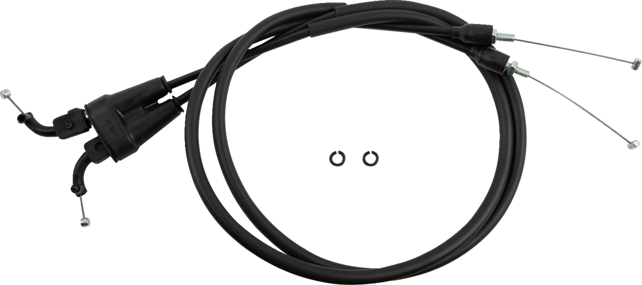 Black Vinyl Throttle Cable - Stock Length - Gas Gas/Husqvarna/KTM