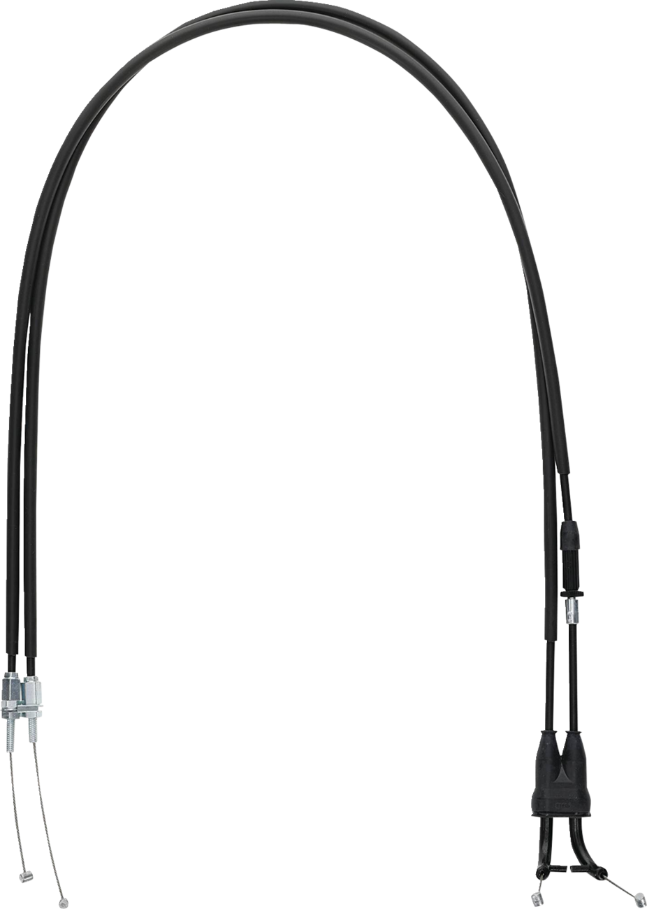 Black Vinyl Throttle Cable - Stock Length - Honda
